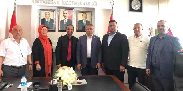 MHP Ortahisar İlçe Başkanı Akkoç’a İlk Ziyaret Çebi’den