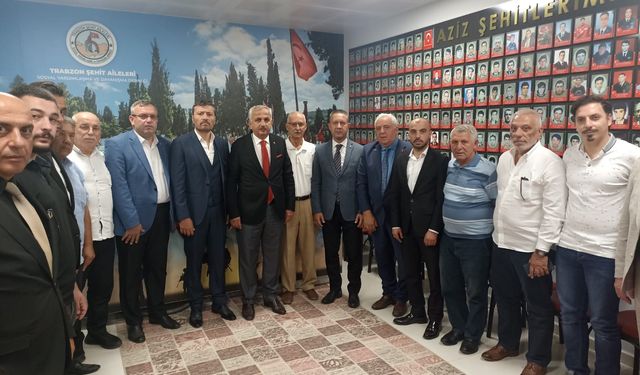 MHP Trabzon Teşkilatından Şehit Aileleri Derneği’ne Ziyaret