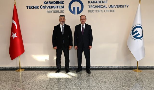 AK Parti Milletvekili Yılmaz Büyükaydın, KTÜ Rektörü Prof. Dr. Hamdullah Çuvalcı’yı ziyaret etti