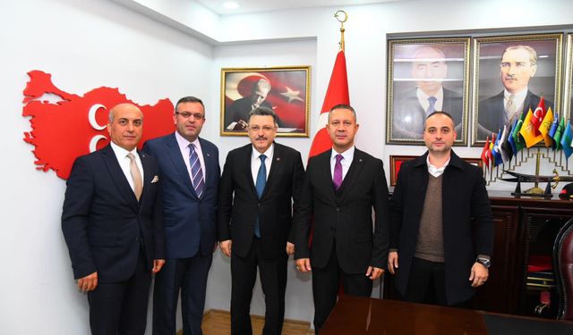 Başkan Genç’ten MHP İl Başkanı Ayar’a Ziyaret