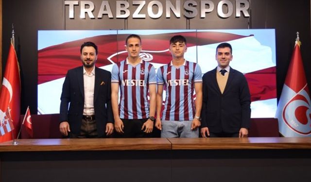 Trabzonspor İki oyuncuyla profesyonel sözleşme imzaladı