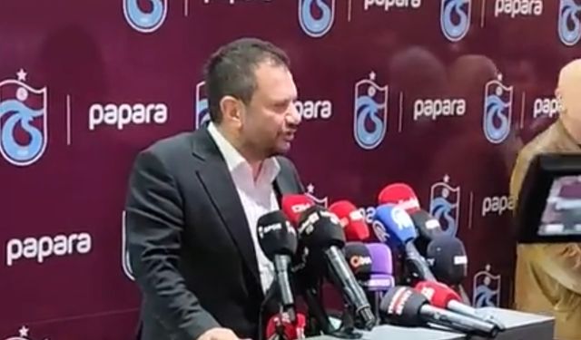 Trabzonspor Başkanı Ertuğrul Doğan: Saha dışındaki şerefsizlere yenildik