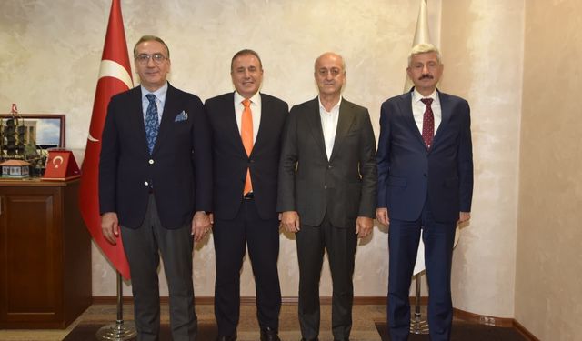 Başkanlar projeleri görüştü