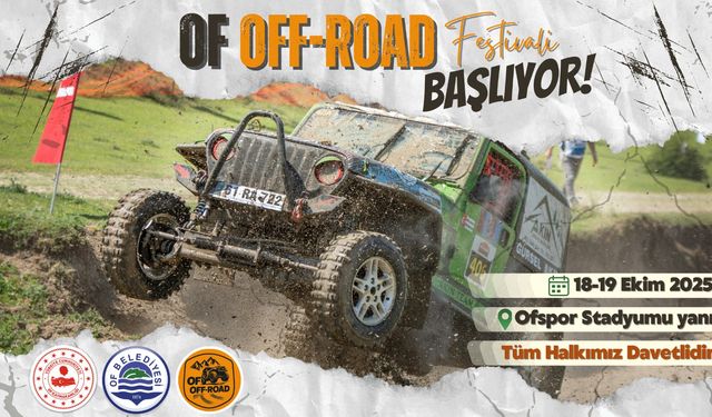 Of'ta İlk Off-Road Festivali Başlıyor