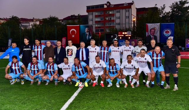 TRABZON’DA EFSANELER EMİR YUŞA ATICI İÇİN SAHAYA ÇIKTI