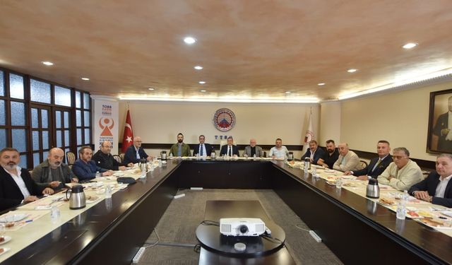 Otel, kongre ve fuar merkezi için TTSO’da toplantı gerçekleştirildi