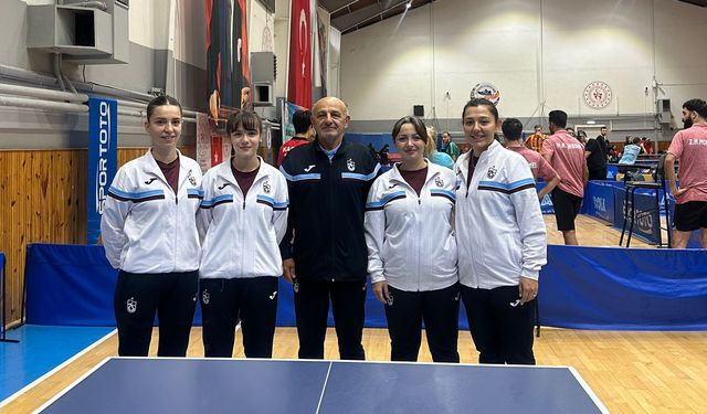 Trabzonspor Masa Tenisi Takımı 1. Etap Müsabakalarını Tamamladı