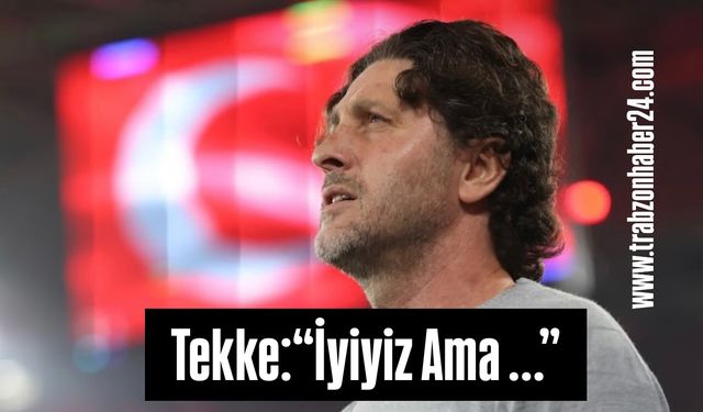 Fatih Tekke Eyüpspor maçı sonrası açıkladı: "İyiyiz ama abartılacak kadar değil"