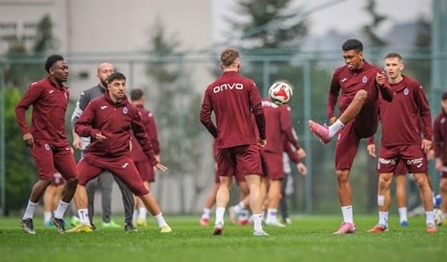 Trabzonspor akşam antrenmanını tamamladı