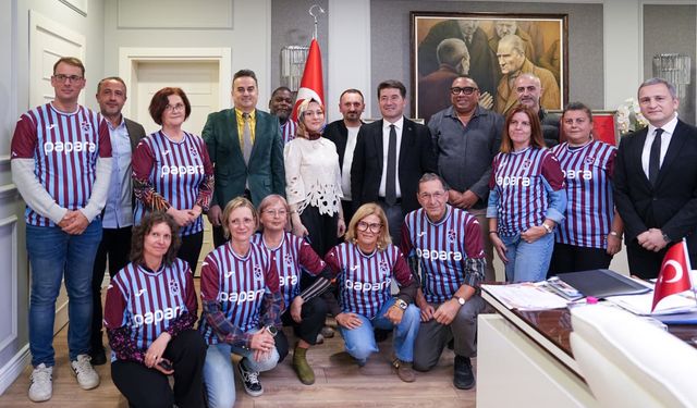 ERASMUS PROJE EKİBİ, BAŞKAN KAYA’YI ZİYARET ETTİ