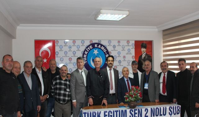 Türk Eğitim-Sen Trabzon 2’nolu Şubesi’nde Yeni Başkan Şenol Bayram