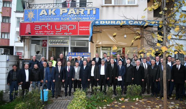 BAŞKAN GENÇ ŞALPAZARI'NDA MUHTARLARLA BULUŞTU