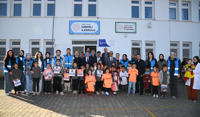 BÜYÜKŞEHİR ŞALPAZARI'NDA ÖĞRENCİLERİ SEVİNDİRDİ