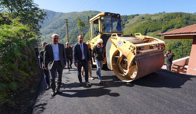 AKÇAABAT BELEDİYESİ SAHADA ARALIKSIZ ÇALIŞIYOR