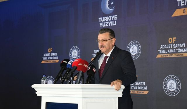 BAŞKAN GENÇ: YENİ ADALET SARAYI OF’A HAYIRLI OLSUN
