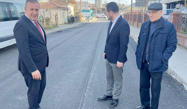 ARSİN OSB İÇİNDEKİ YOLLAR ASFALTLANIYOR