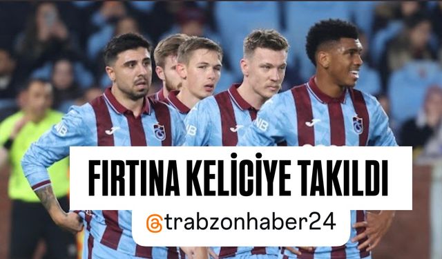 Trabzonspor Alanyaspor’un Kalecisini Geçemedi