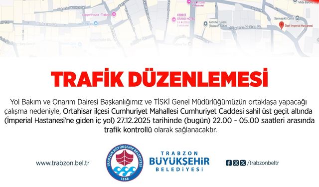 BÜYÜKŞEHİR’DEN SÜRÜCÜLERE UYARI