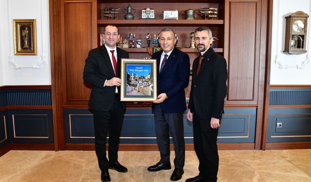 Başkan Ekim’den Vali Şahin’e Hayırlı Olsun Ziyareti