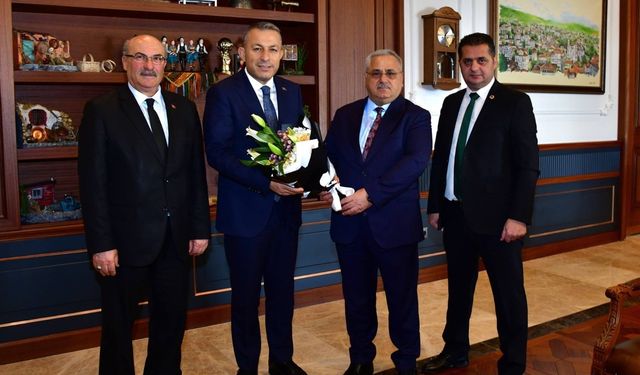 Bekir Aktürk’ten Vali Şahin’e Ziyaret