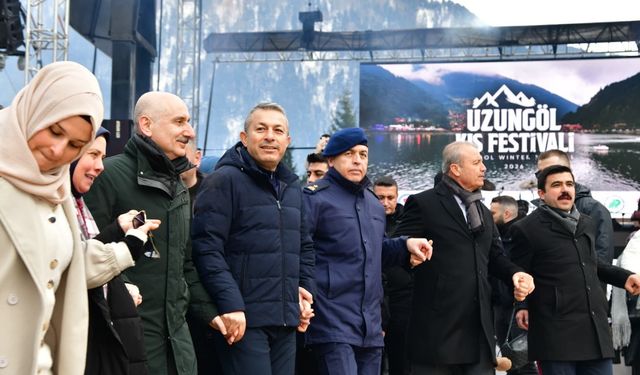 Vali Tahir Şahin Uzungöl Kış Festivaline Katıldı