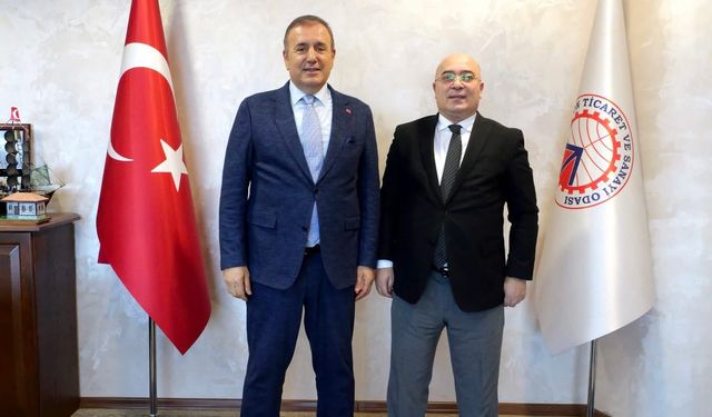 Büyükşehir Genel Sekreter Yardımcısı Selim’den TTSO Başkanı Çelebi’ye Ziyaret