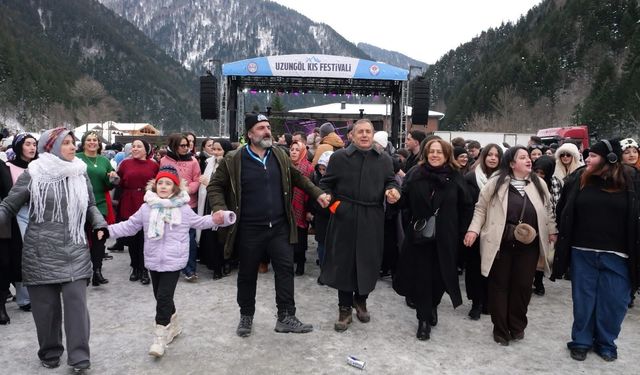 Uzungöl Kış Festivali'ne muhteşem katılım