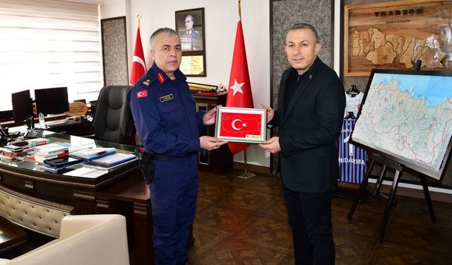 Vali Şahin'den İl Jandarma Komutanlığına Ziyaret