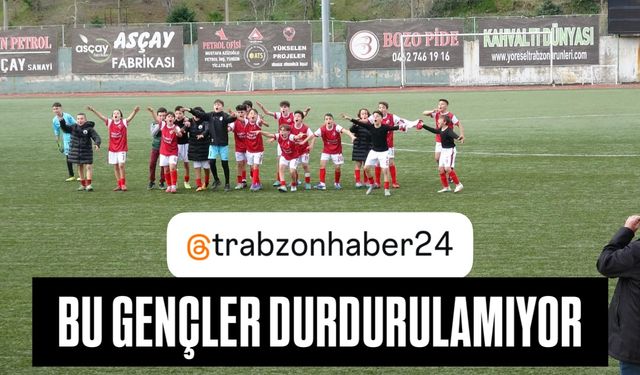SÜRMENESPOR U13 DURDURULAMIYOR!
