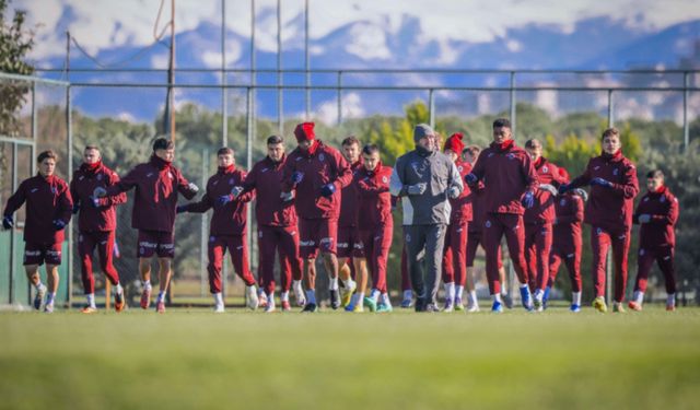 Trabzonspor Buzgibi Soğukta Galatasaray Hazırlıklarına Devam Etti