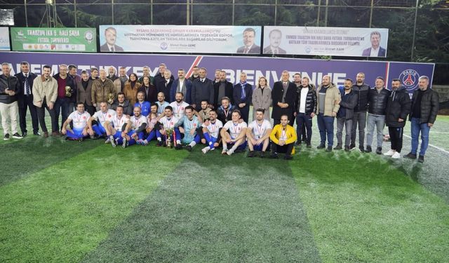 TMMOB Trabzon İKK Futbol Turnuvası’nda Şampiyon Belli Oldu