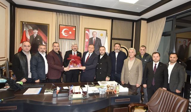 TTSO Yüksek İstişare Kurulundan Araklı Belediyesine ziyaret