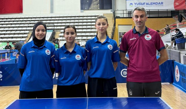BÜYÜKŞEHİR KADIN MASA TENİSİNDE LİDER
