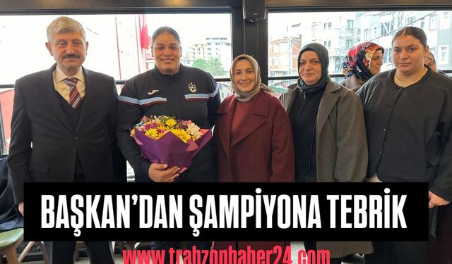 Başkan Çebi’den Şampiyon Boksör Havvanur Kethüda‘ya Tebrik