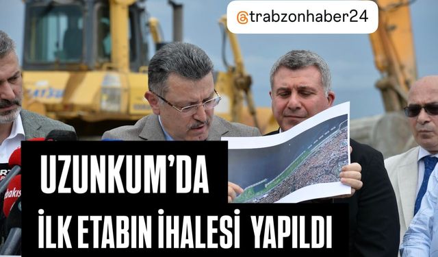Başkan Genç müjdeyi verdi  UZUNKUM'DA İLK ETABIN İHALESİ YAPILDI