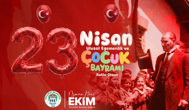 AKÇAABAT BELEDİYESİ - 23 NİSAN TEBRİĞİ