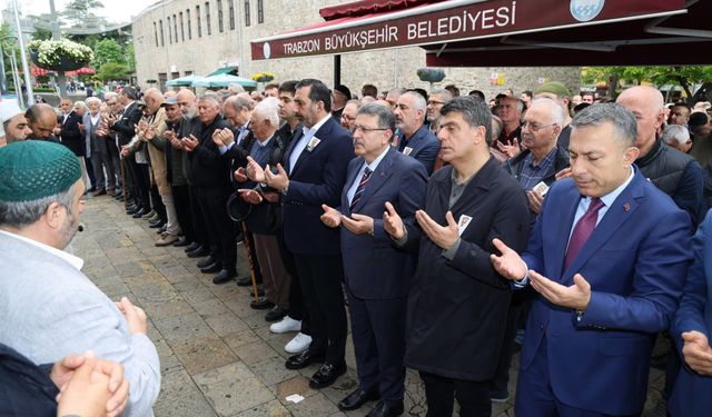 Trabzonspor camiası Abdullah Beşir’i son yolculuğuna uğurladı