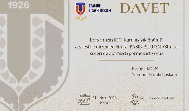 TRABZON TİCARET ODASI BAYRAM TEBRİĞİ