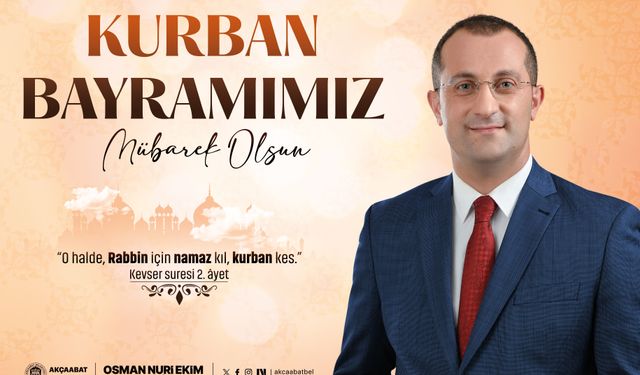 AKÇAABAT BELEDİYESİ BAYRAM TEBRİĞİ