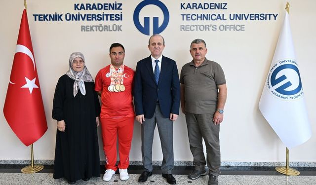 Dünyanın Konuştuğu Şampiyon, KTÜ’yü Ziyaret Etti