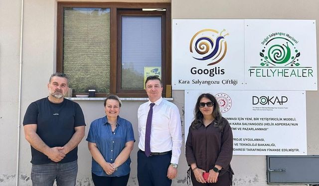 İŞKUR Trabzon’dan Googlis Kara Salyangoz Çiftliği’ne Çıkarma