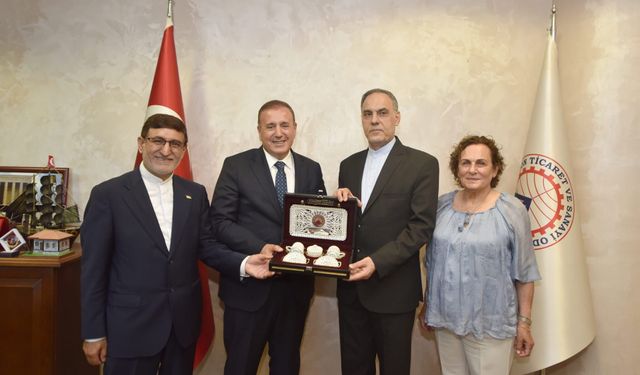 İran Büyükelçisi TTSO'yu ziyaret etti