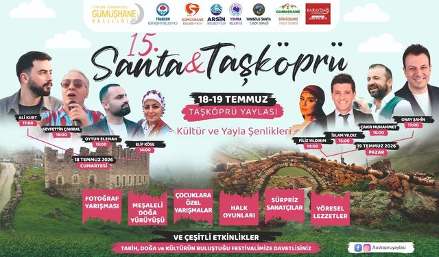 TAŞKÖPRÜ’DE FESTİVAL ZAMANI