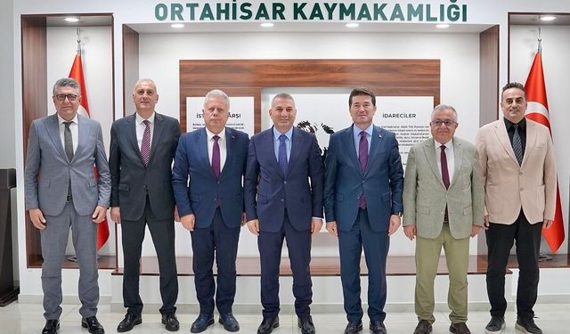 BAŞKAN KAYA, KAYMAKAM KOTAN’A 'HAYIRLI OLSUN' ZİYARETİNDE BULUNDU