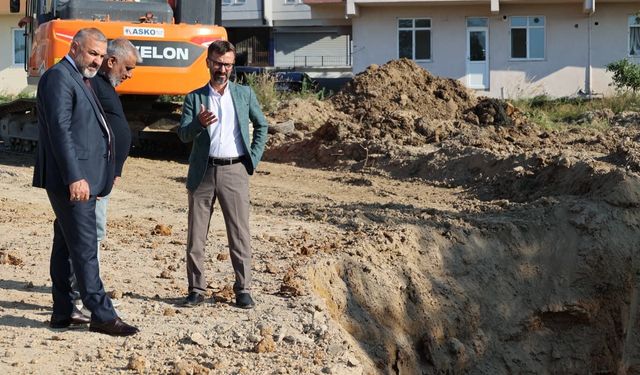 16 DERSLİKLİ İLKOKUL İÇİN ÇALIŞMALAR BAŞLADI