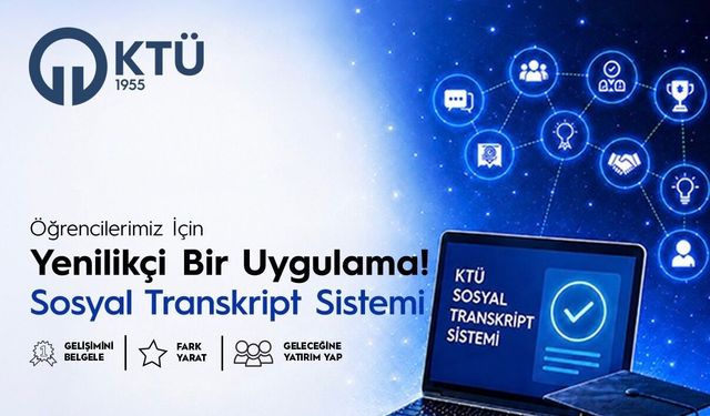 KTÜ’lü Öğrenciler İçin Yenilikçi Bir Uygulama!