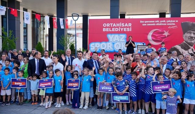 ORTAHİSAR’DA YAZ SPOR OKULU COŞKUSU SÜRÜYOR