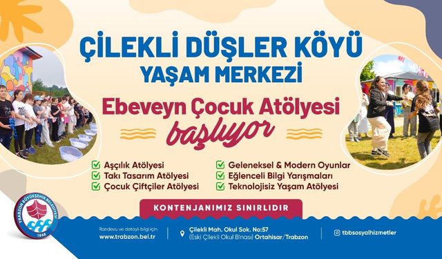BÜYÜKŞEHİR’DEN, ‘EBEVEYN ÇOCUK ATÖLYESİ’ ETKİNLİĞİ