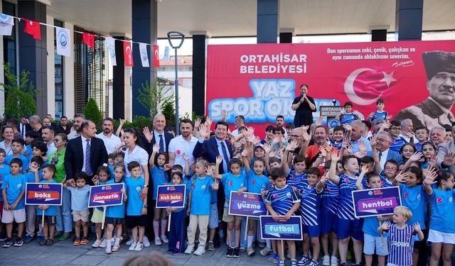 ORTAHİSAR’DA 461 ÖĞRENCİ, YAZ TATİLİNİ SPORLA İÇ İÇE GEÇİRDİ