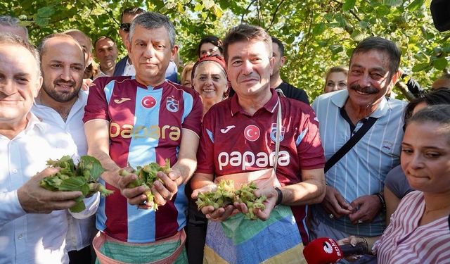 GENEL BAŞKAN ÖZEL, BAŞKAN KAYA İLE BİRLİKTE FINDIK TOPLADI “YENİ PARTİ İKTİDARINDA HİÇ KİMSE TABAN FİYATIN ALINDA ALIM-S